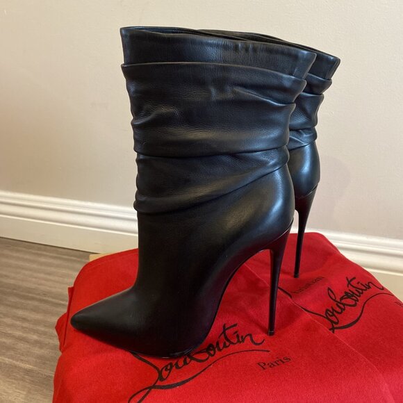 Christian Louboutin Shoes - Christian Louboutin Ishtar Booty 120 Calf Leather